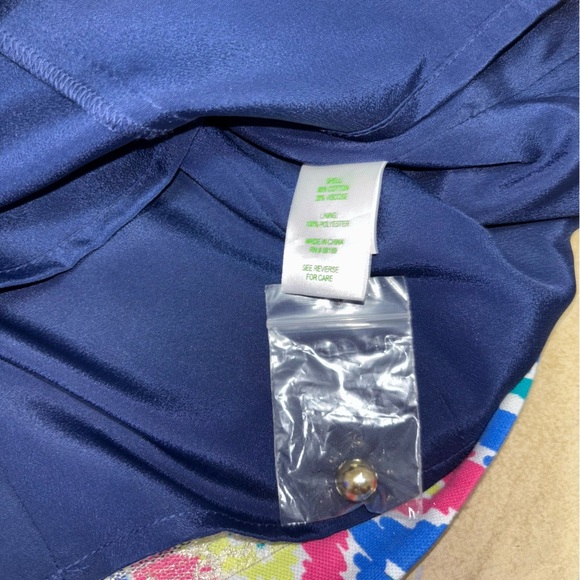 Lilly Pulitzer Hearts Flutter Multicolor Chevron Sleeveless Sheath Dress size - Picture 9 of 9